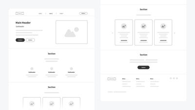 Plantilla de Esquema Low Fidelity