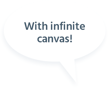 Con canvas infinitos
